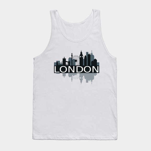 London Skyline Tank Top by FelippaFelder